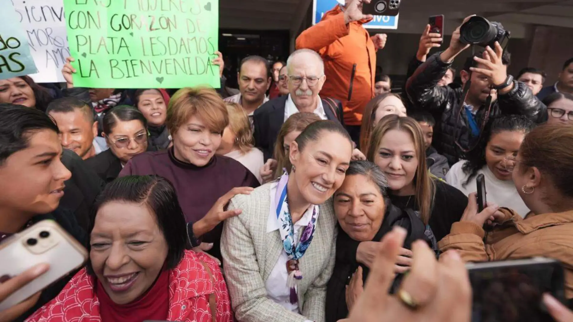 Arribo de Claudia Sheinbaum a Zacatecas